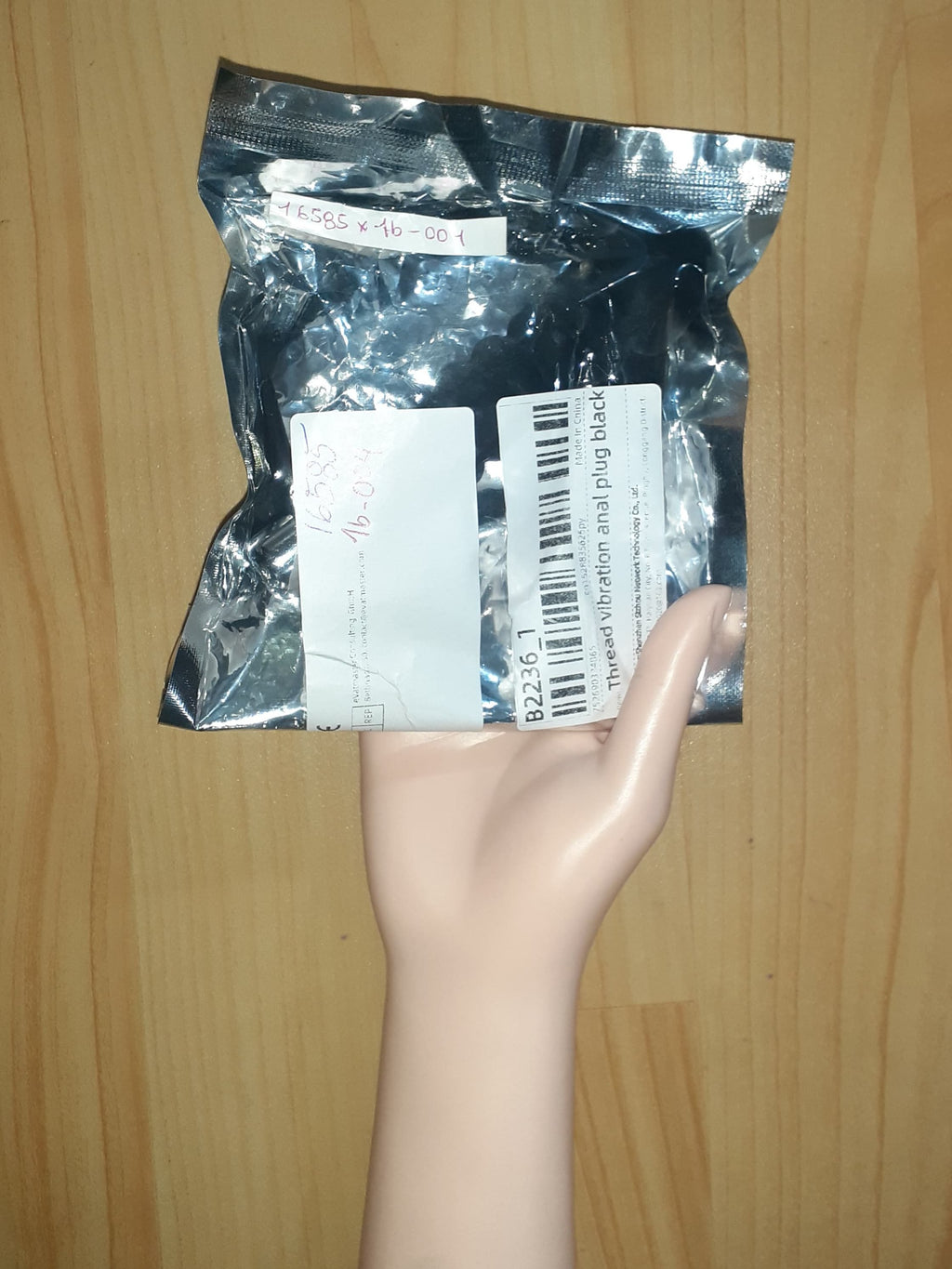 16585 1b-004 Vibrador Anal de silicona 1 Pza
