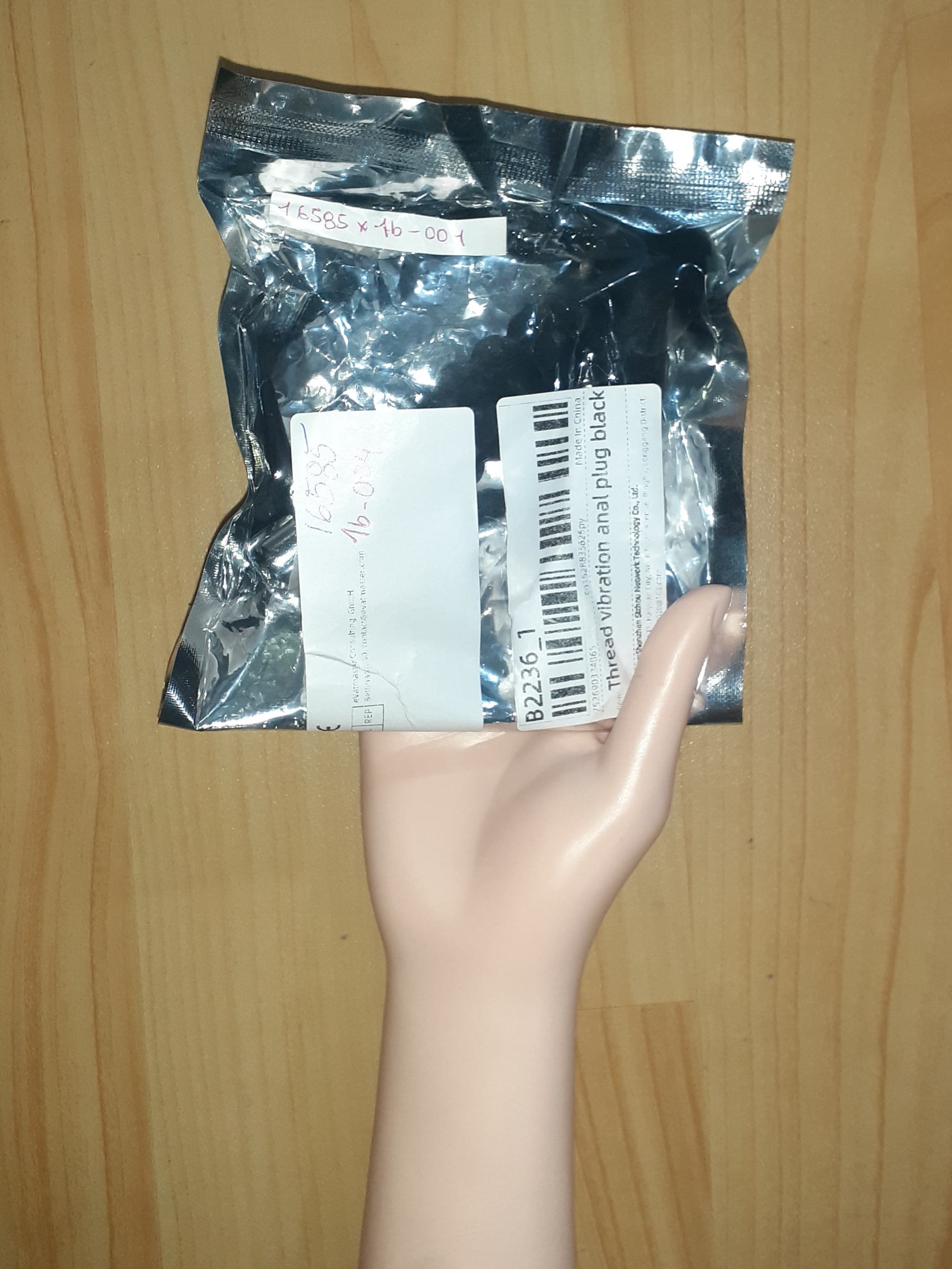 16585 1b-004 Vibrador Anal de silicona 1 Pza