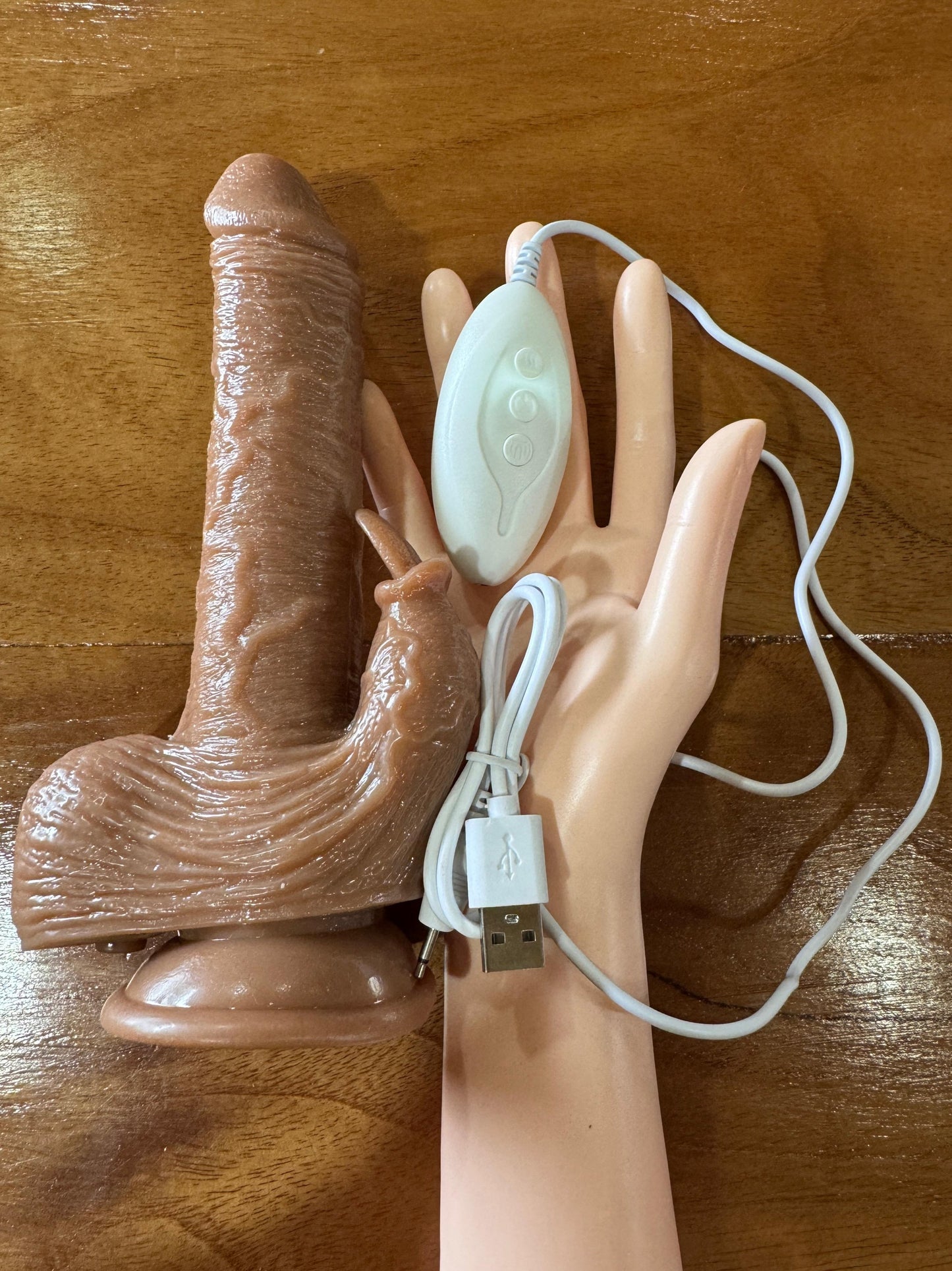 16483 1c-002 Consolador vibrador con control remoto 1 Pza