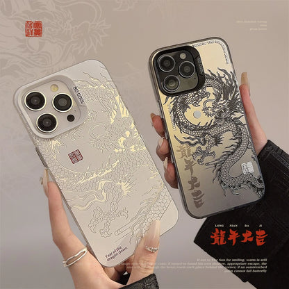 10514 2t-014 Funda de estilo Oriental para iPhone, cubierta a prueba de golpes