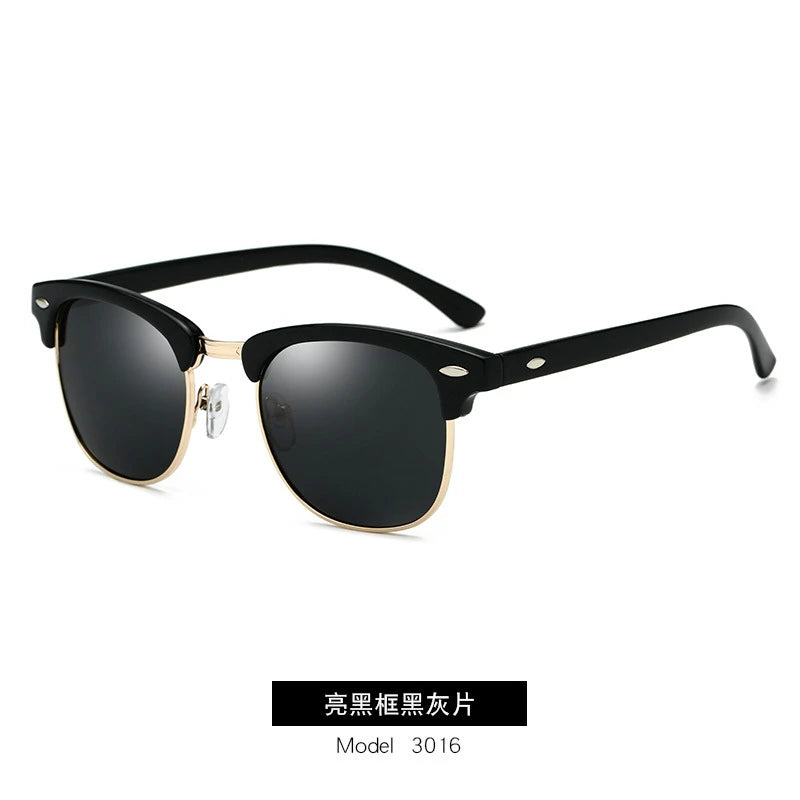 11262 1l-385 Gafas de sol polarizadas para hombre y mujer, lentes de sol con marco de policarbonato tipo ojo de gato, de estilo clásico, protección UV400, modelo RB3016