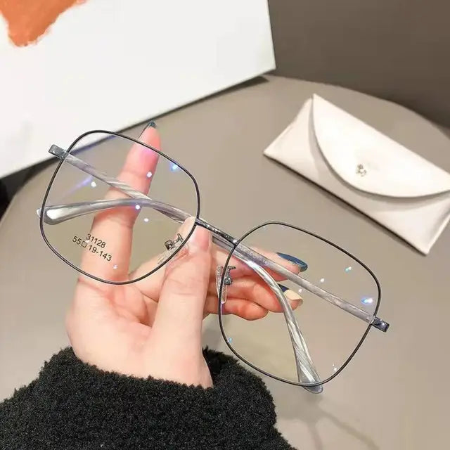 6637 1b-01-05 1t-004 Gafas de lectura con marco grande para mujer
