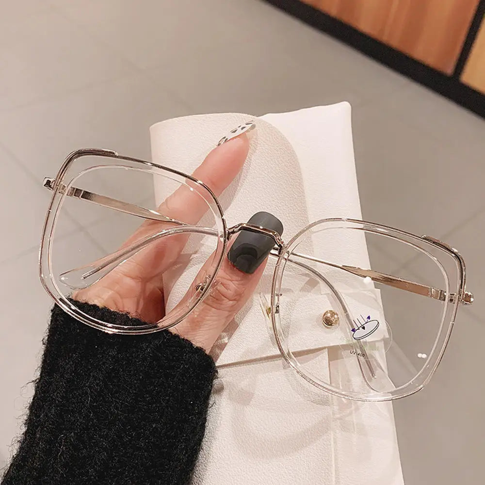 6636 b01-05 Gafas de lectura con marco grande para mujer