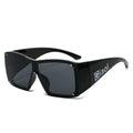 6521 1L-387 Gafas de sol Y2K de una pieza para hombre y mujer