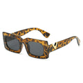 10421 1l-393 Gafas de sol cuadradas con forma de V para mujer