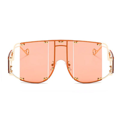 10490 1b-01-24 Gafas de sol cuadradas para hombre y mujer