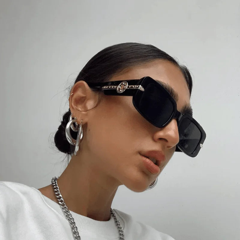 10423 b03-12 Lentes de marca de diseñador Vintage