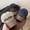 11384 1t-002 Gorra de béisbol con bordado de letras para hombre y muje