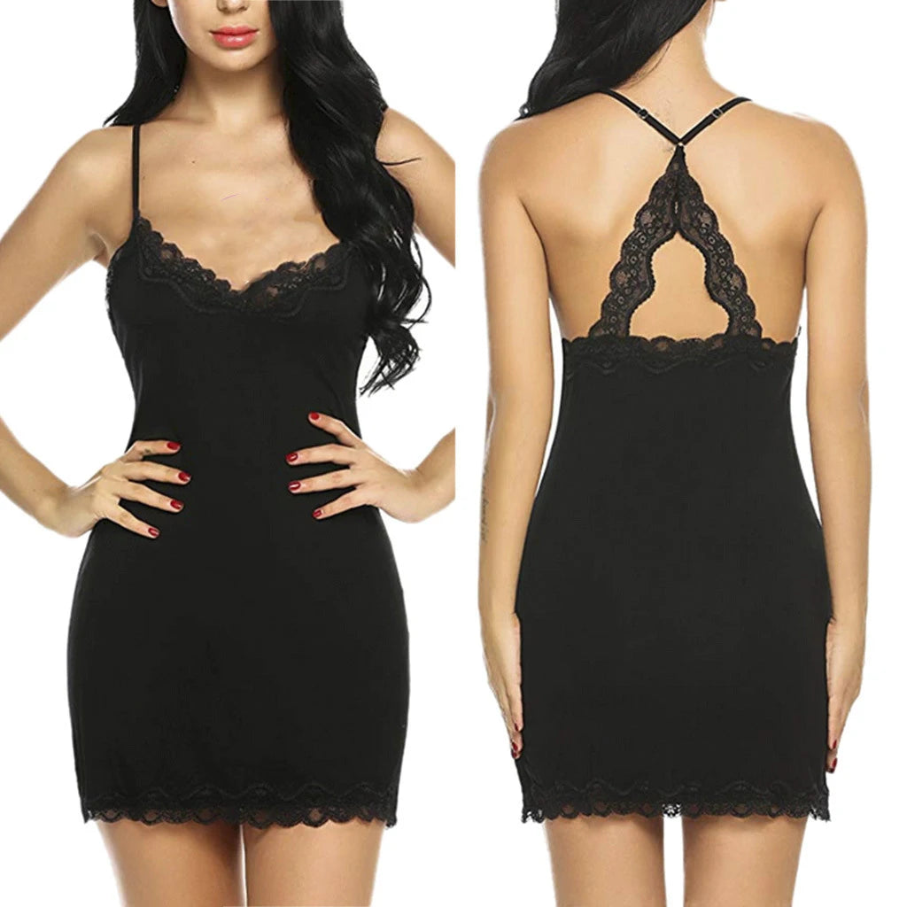 6701 1a-031 Camisón Dos piezas de satén de seda para mujer