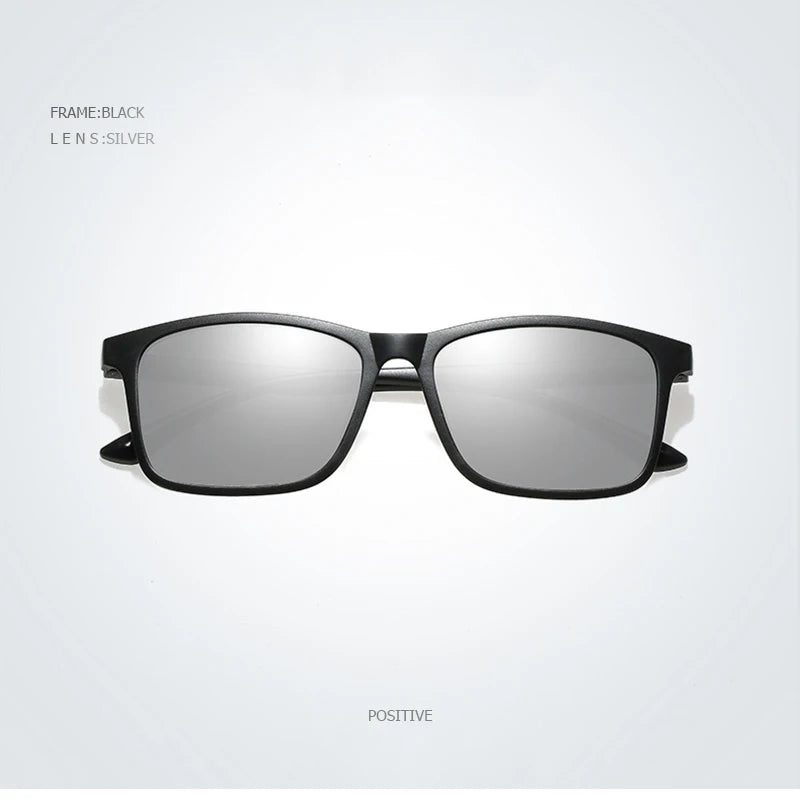10375 2a-02-12 Gafas de sol polarizadas cuadradas clásicas