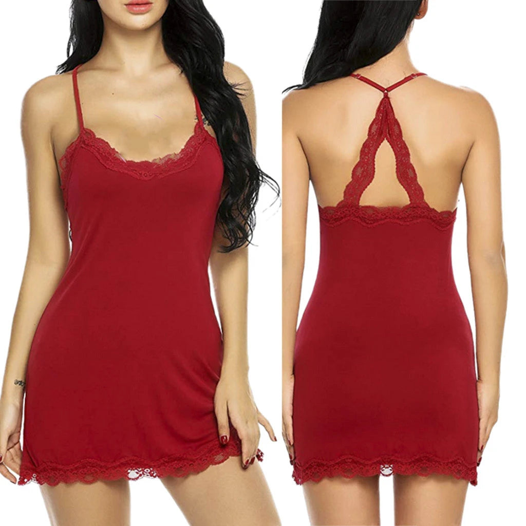 6701 1a-031 Camisón Dos piezas de satén de seda para mujer