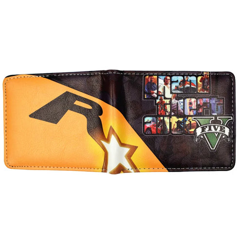 11299 1t-002 Game Grand Theft Auto V cartera con bolsillo para monedas