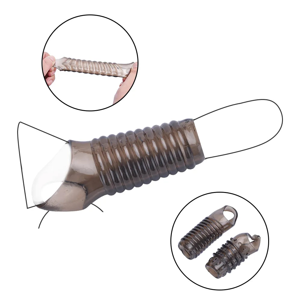 10427 1b-048 Anillo Manga de Placer Para Pene 1 Pzs