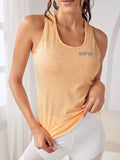 5038 1t-011 Top tank deportivo Yoga Basic  con abertura trasera
