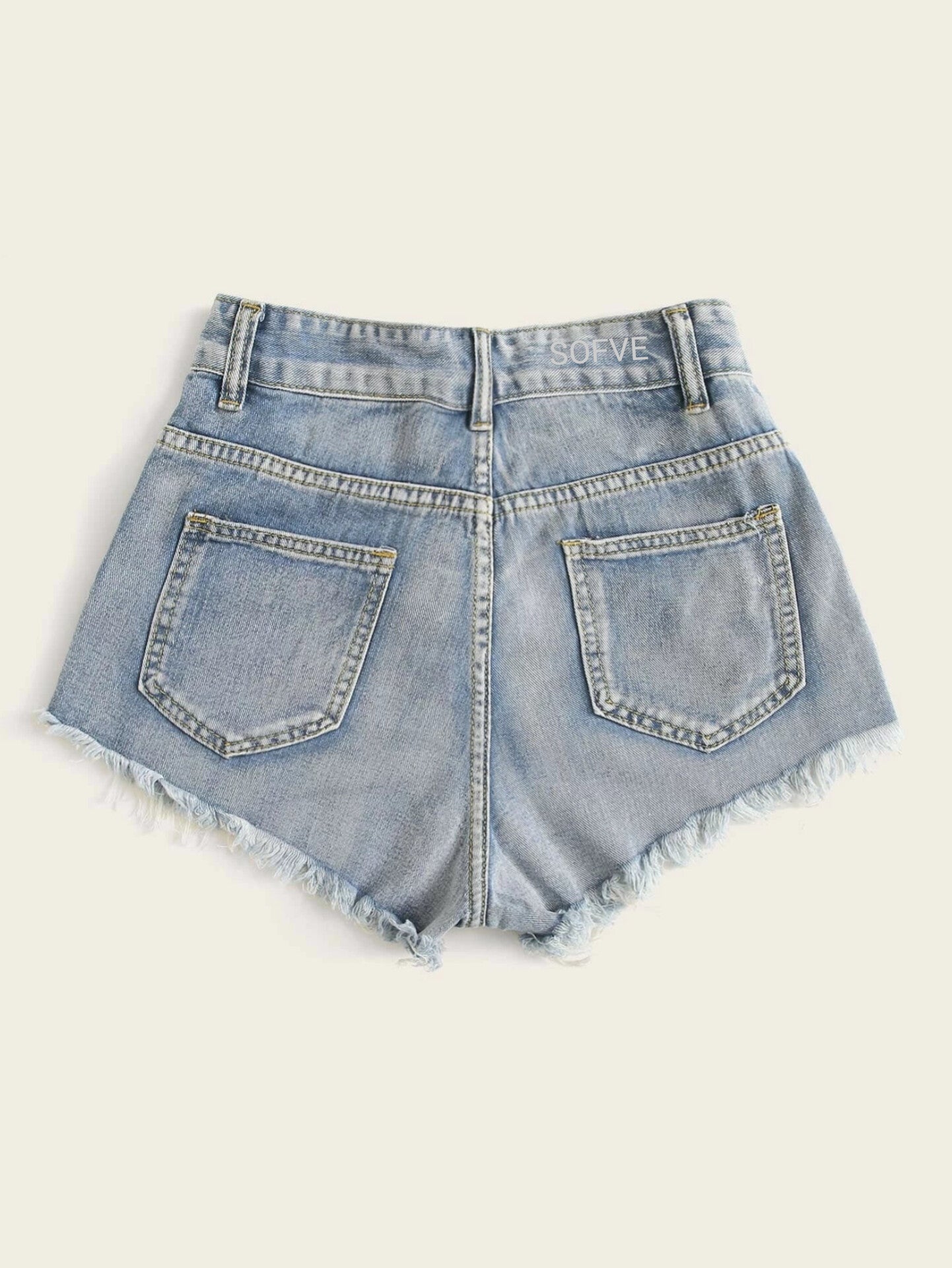 19282 1a-009 SOFVE shorts mezclilla 1 Pza