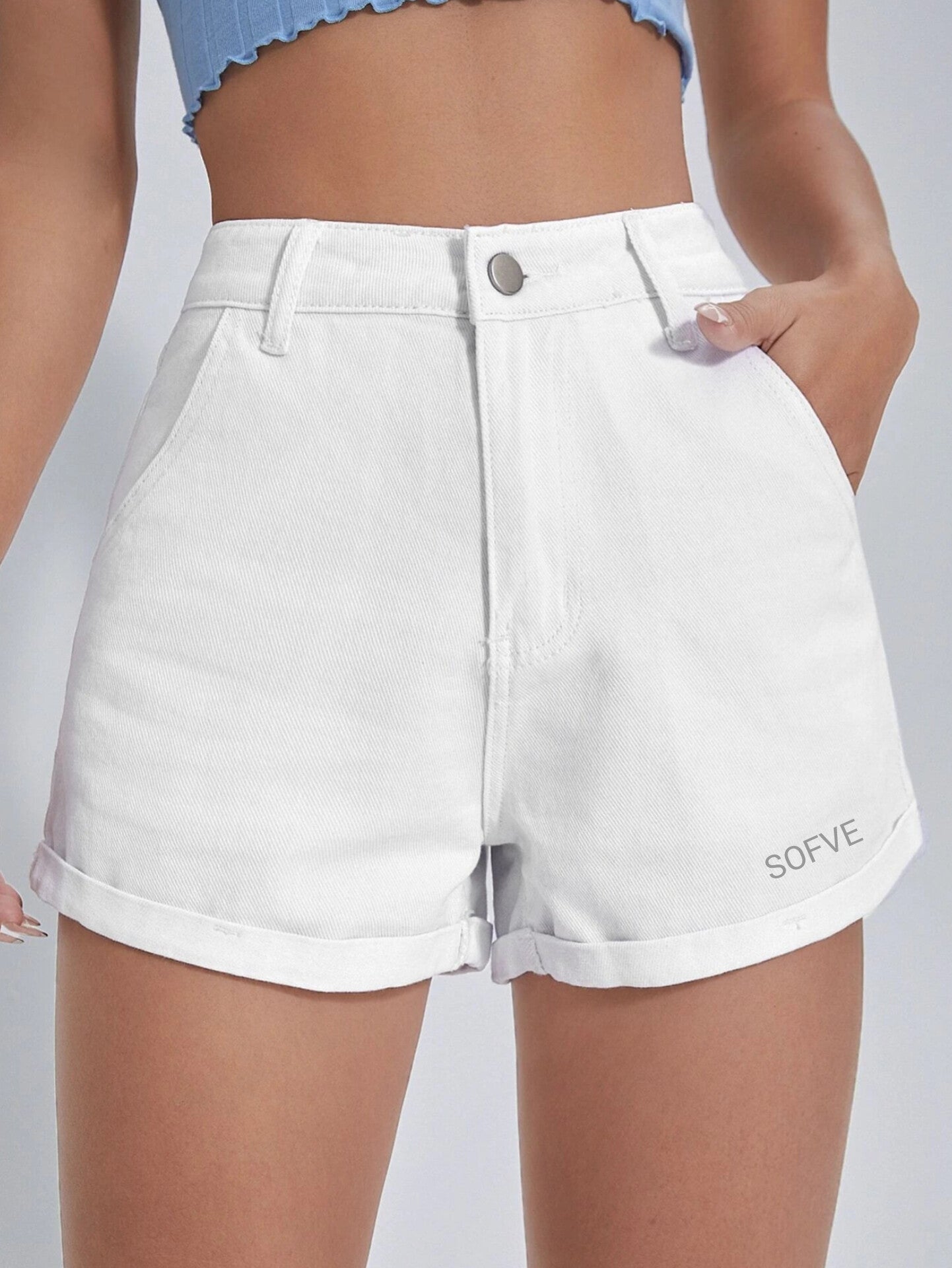19269 1a-048 SOFVE shorts en mezclilla 1 Pza