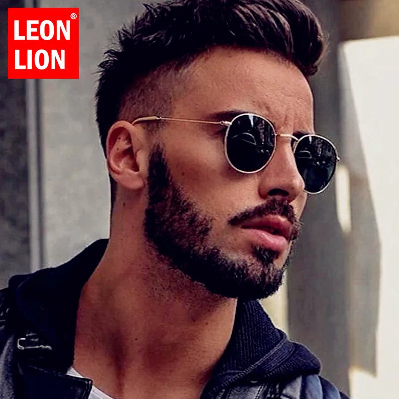 8611 b01-24 gafas de sol redondas y Retro Para hombre y mujer