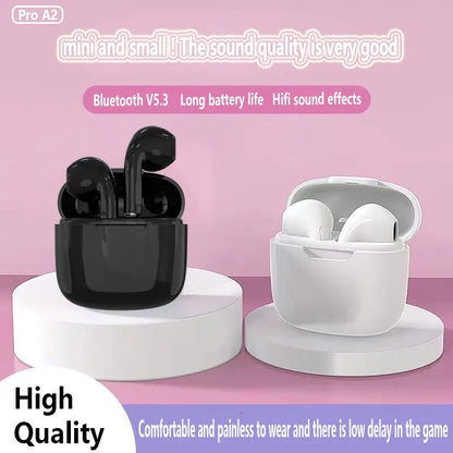 10411 b03-08 Audifonos Pro A2 True Wireless Bluetooth Macaron Headphones