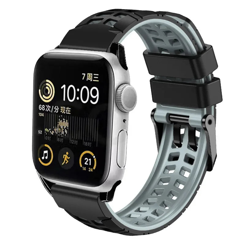 10826 2t-005 Correa deportiva de silicona para Apple Watch