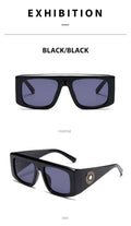 10537 1l-397 Gafas de sol cuadradas Retro clásica