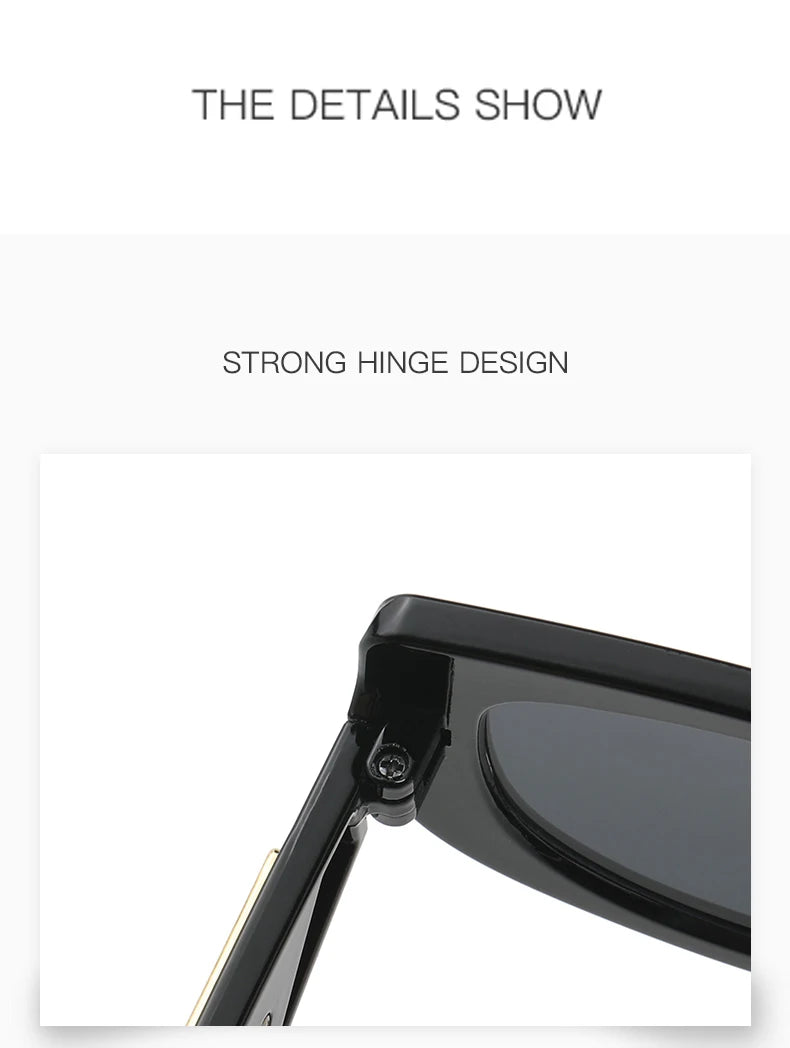 19816 1l-392 Gafas de sol de ojo de gato para hombres y mujeres