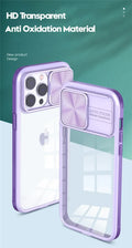 11284 2t-014 Funda de teléfono de protección de lente de cámara deslizante para iPhone