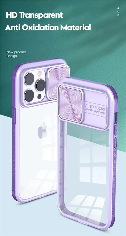 11284 1b-05-03 Funda de teléfono de protección de lente de cámara deslizante para iPhone