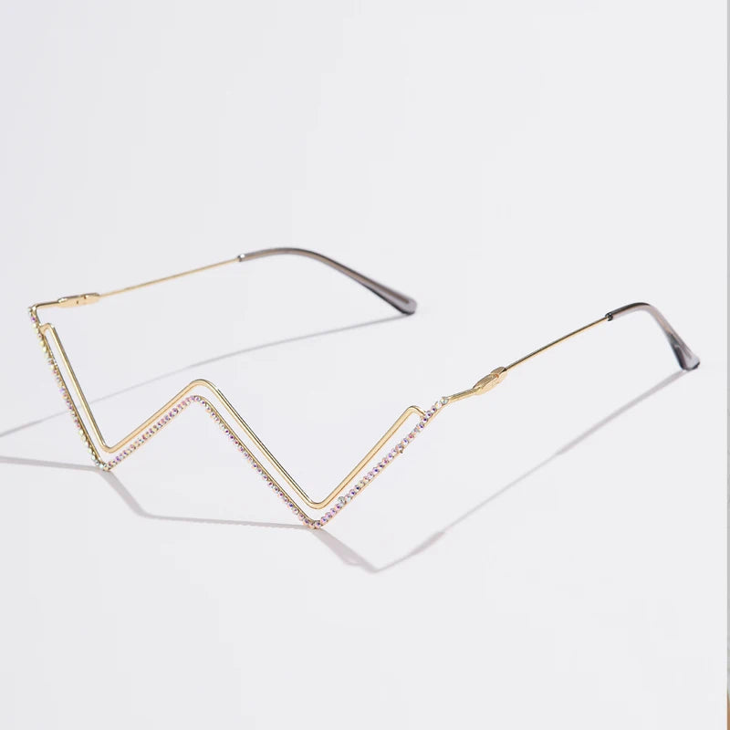 10434 1L-390 Otros Montura de gafas de sol de cristal para mujer