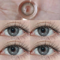 18050 1b-133 piezas Corea lentes de contacto coloridas gris hermosa pupila