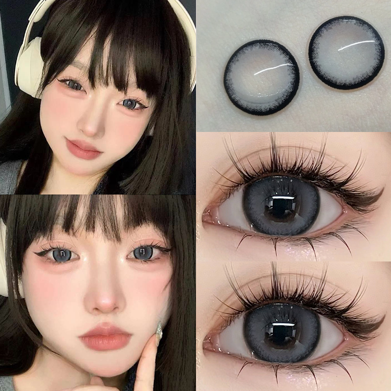 17735 1b-133 Lentes de contacto 1Holy Deer Grey 2 Pzas