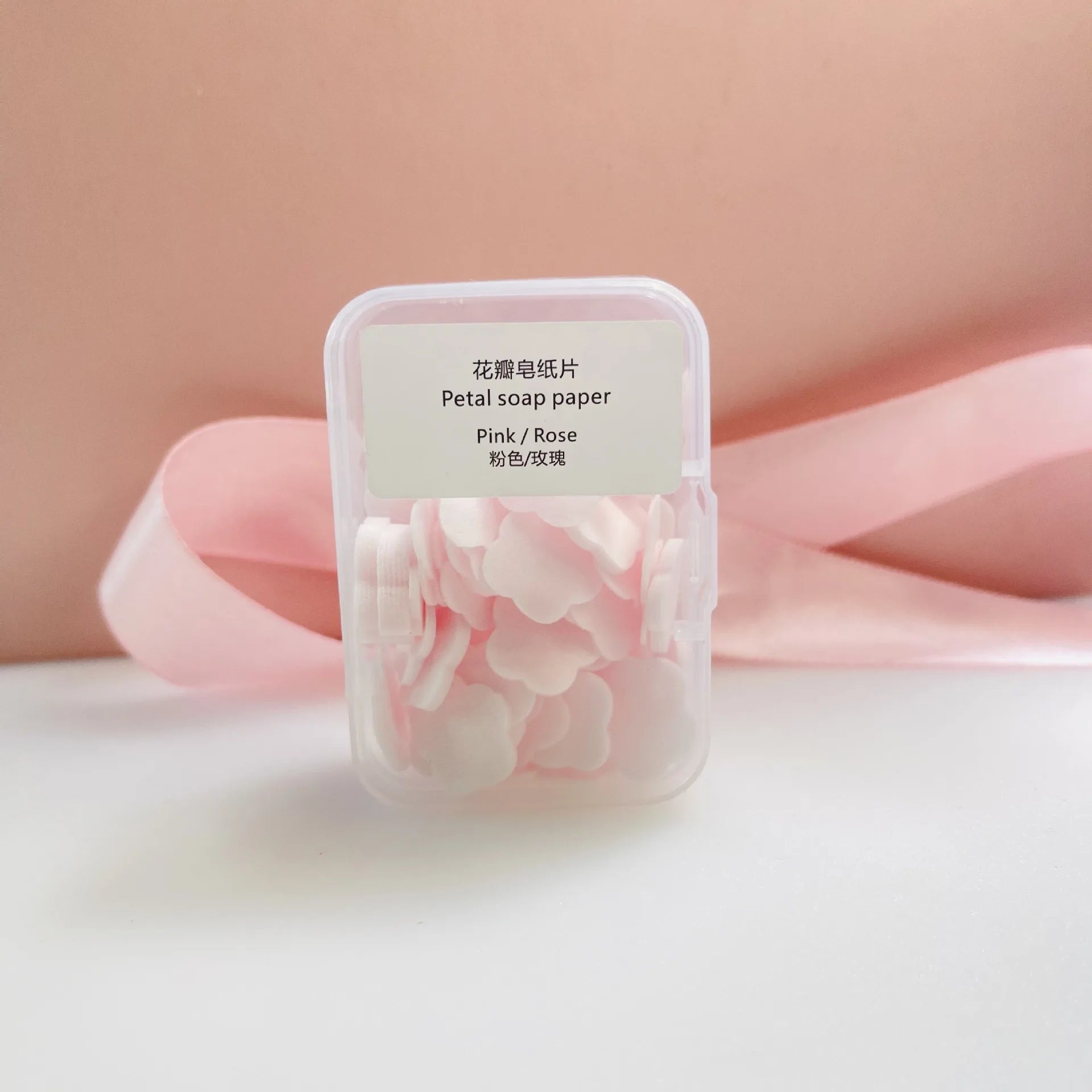10659 1b-043 Mini jabón de papel portátil de osos de colores