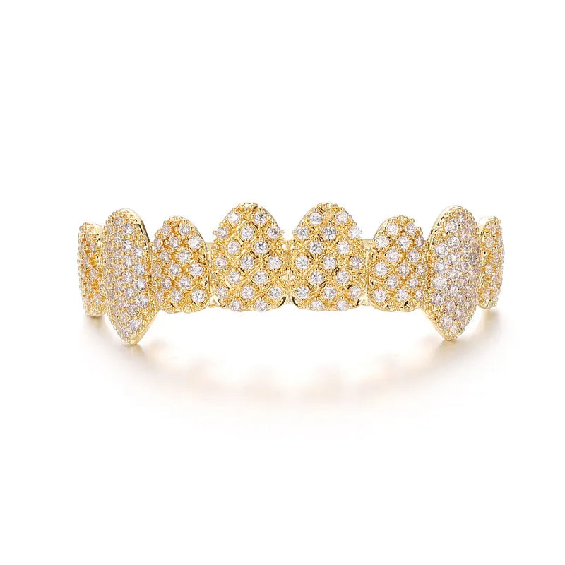 5617 1b-058 Grillz Dental de circonita cúbica Una pieza