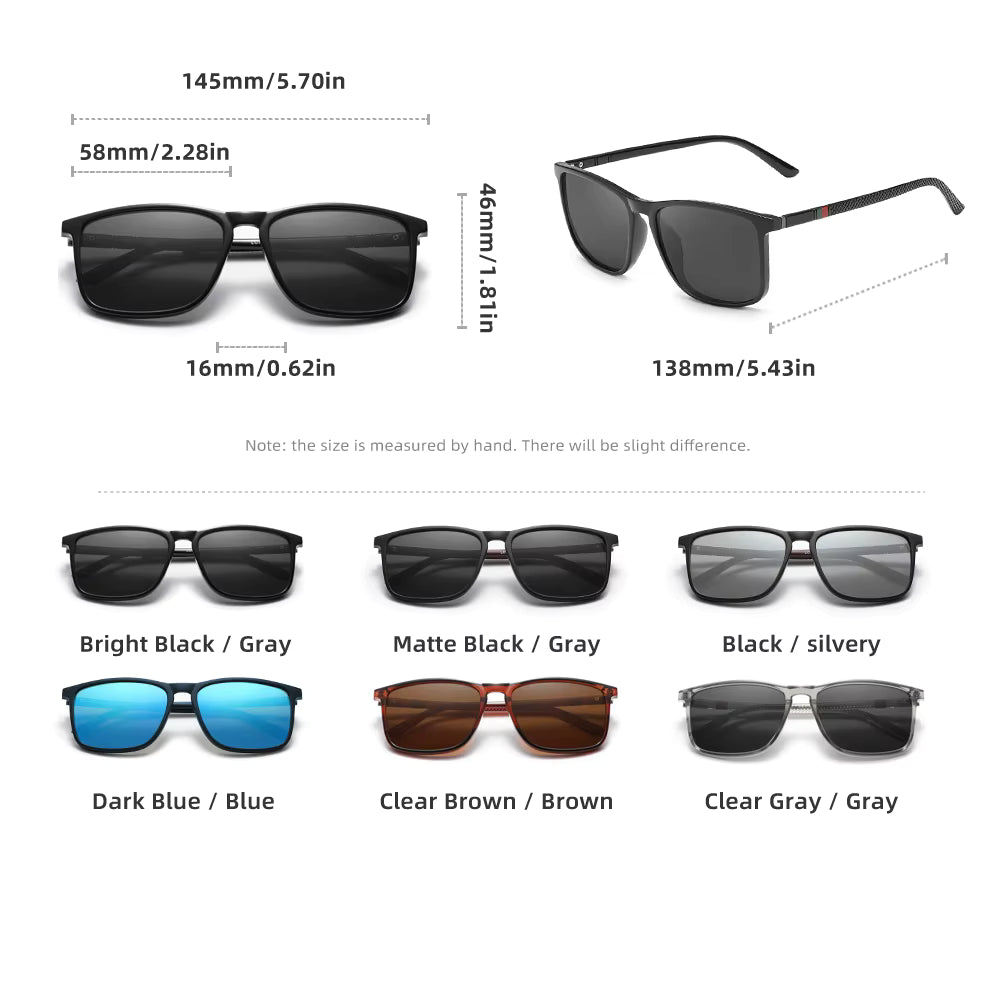 19965 1c-024 Gafas de sol polarizadas para hombres UV400