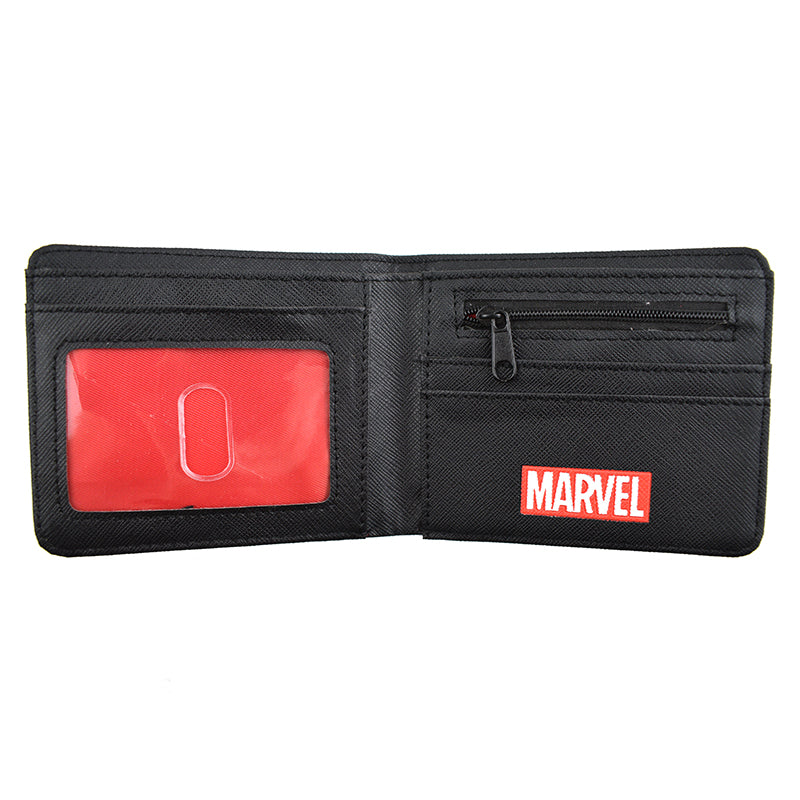 13698 1c-015 Cartera corta de cómics de Marvel