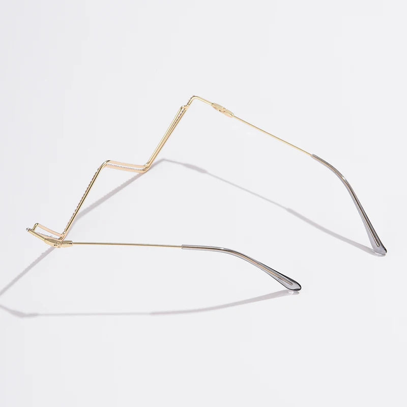 10434 1L-390 Otros Montura de gafas de sol de cristal para mujer