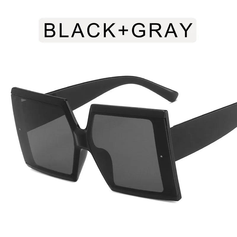 18781 1l-390 Gafas De Sol cuadradas Vintage para mujer