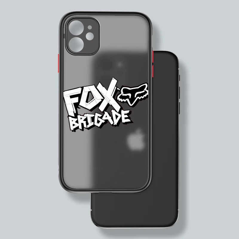 10459 2t-014 Funda translúcida Fox para iPhone