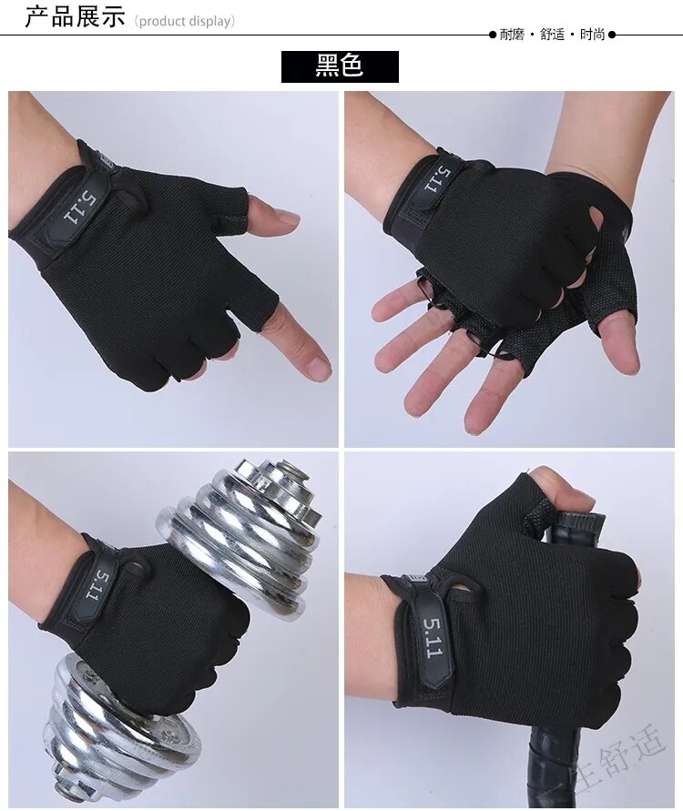 6863 a05-01 Guantes medio dedo