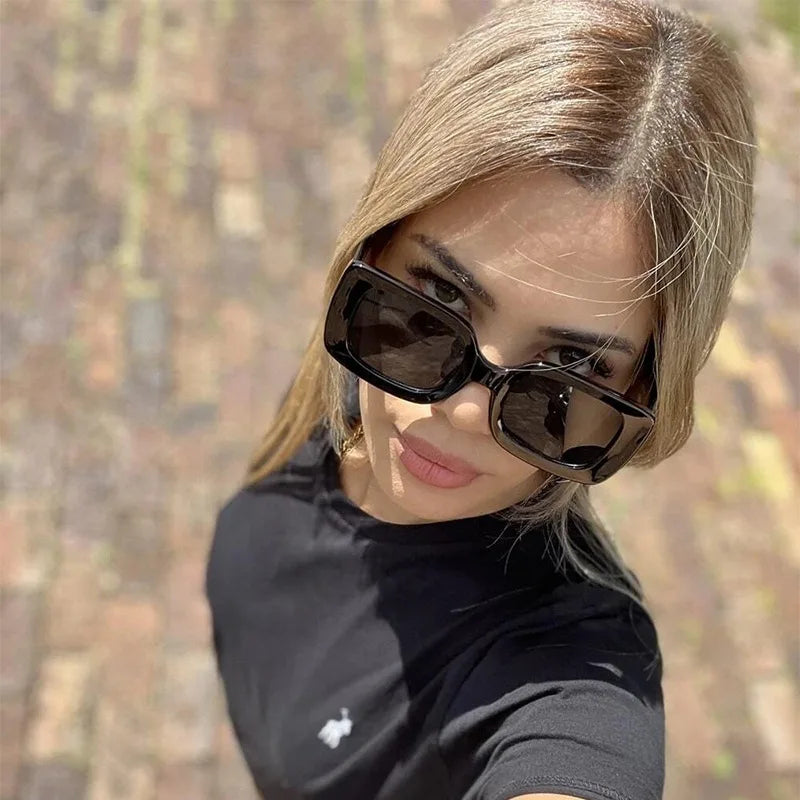 10818 1l-397 Gafas de sol de montura estrecha para mujer