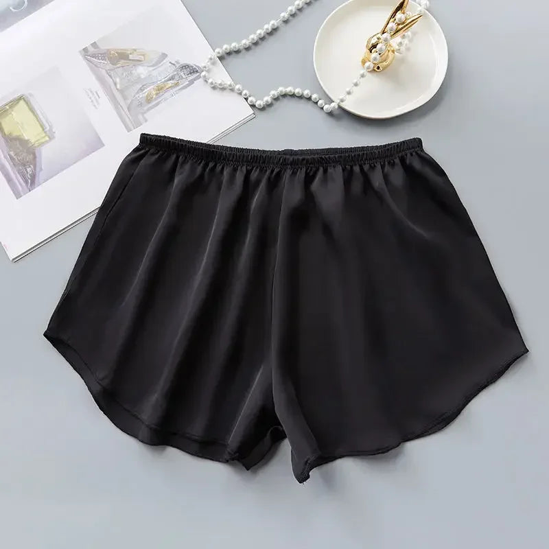 14089 1a-116 Pantalones cortos de seda