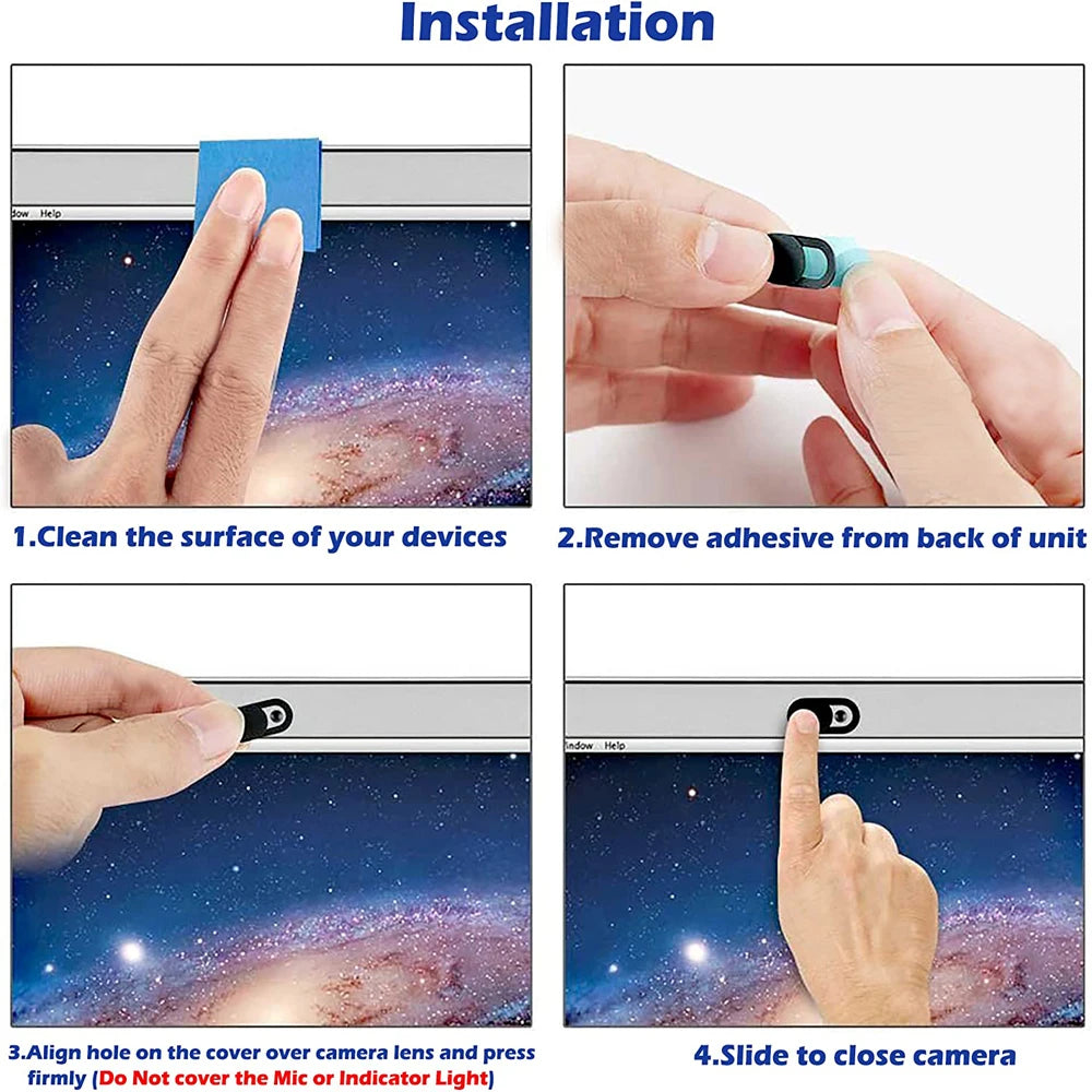 10646 2t-341 Cubierta de cámara web para ordenador portátil
