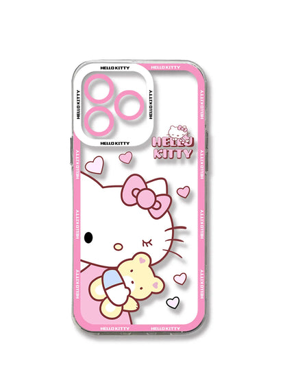 10467 b01-37 Funda de teléfono con dibujos animados de Hello Kitty