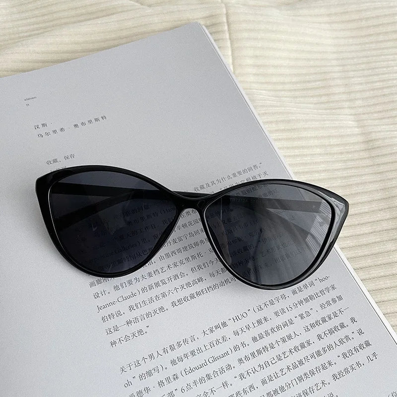6657 1l-389 Gafas gradientes Vintage marco de gafas de ojo de gato