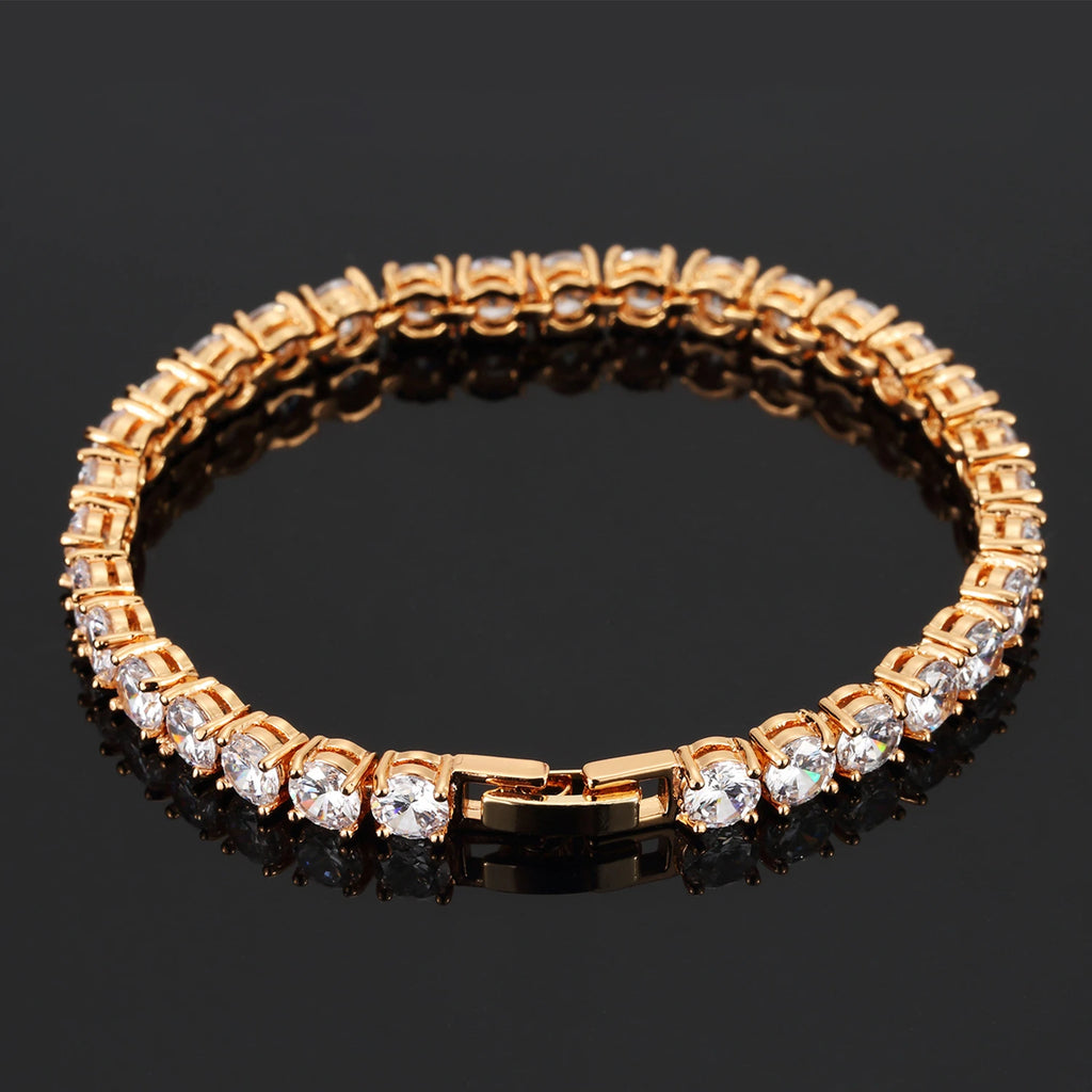 9791 b03-21 Pulsera clásica de Micro circonita para mujer