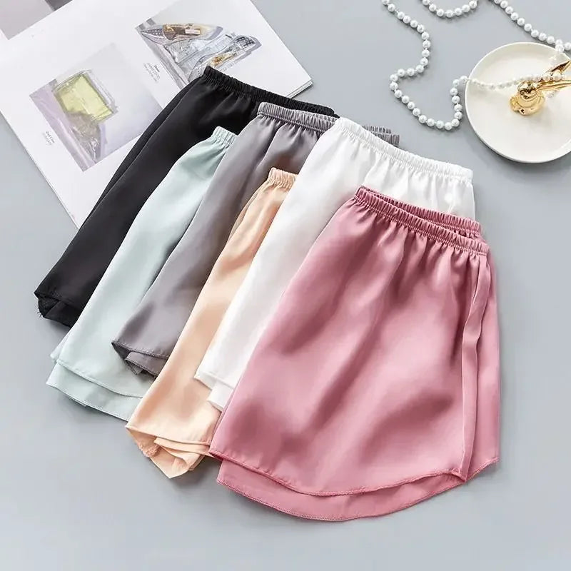 14089 1a-116 Pantalones cortos de seda
