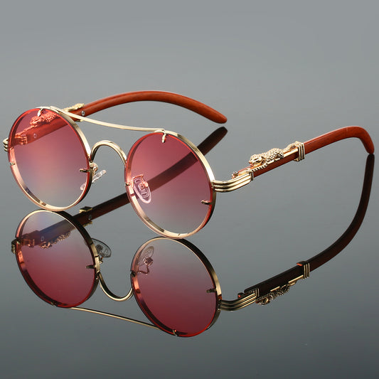 17947 1b-062 Gafas de sol redondas Vintage 1 Pza