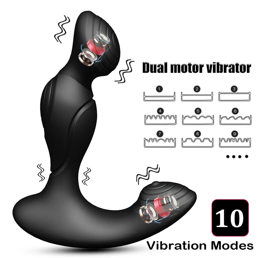 9779 1b-018 Vibrador de masaje de próstata para hombres