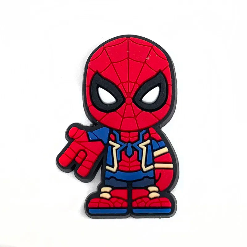 6476   Catorce piezas Disney jibz-Sandalias de superhéroes de Marvel