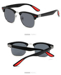 10470 1l-385 Gafas de sol polarizadas con remaches Unisex