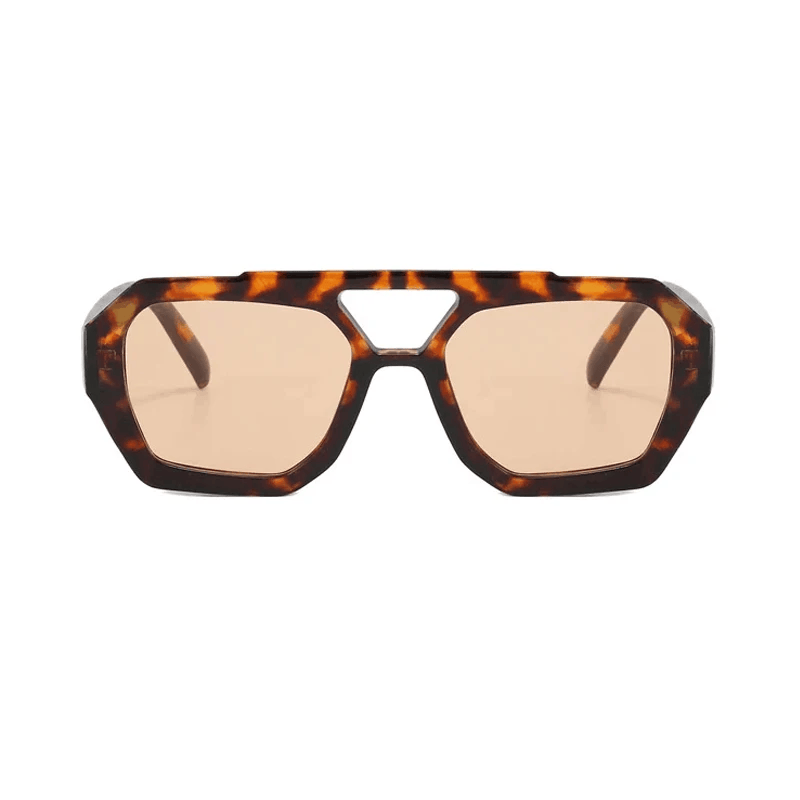 18785 1l-387 Gafas de sol Retro con doble puente para hombre y mujer